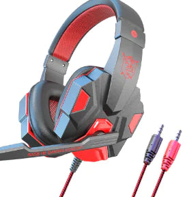 LED Light Wired Gamer Headset